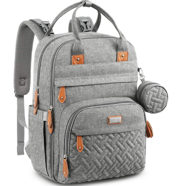 best backpack for baby travel BabbleRoo Diaper Bag - Essentials Tote - Multi Function Water Resistant Diaper Bag, Travel Essentials Baby Bag with Changing Pad, Stroller Straps & Pacifier Case KeaBabies understands the importance of having a durable and lasting bag to bring you places with your little ones Best Hiking Baby Carriers of