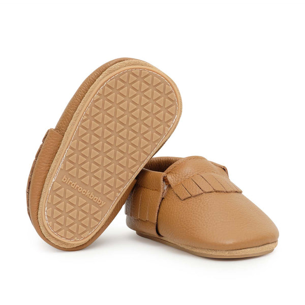Brown Hard Sole Moccasins BirdRock Baby