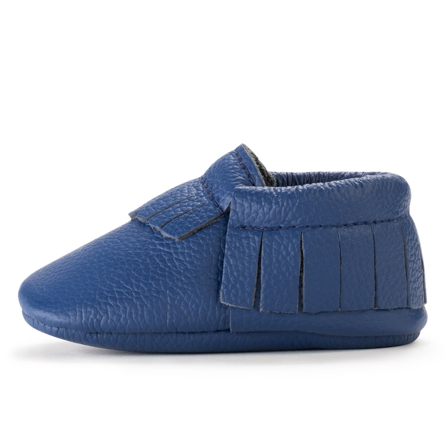 Royal Blue Baby Moccasins