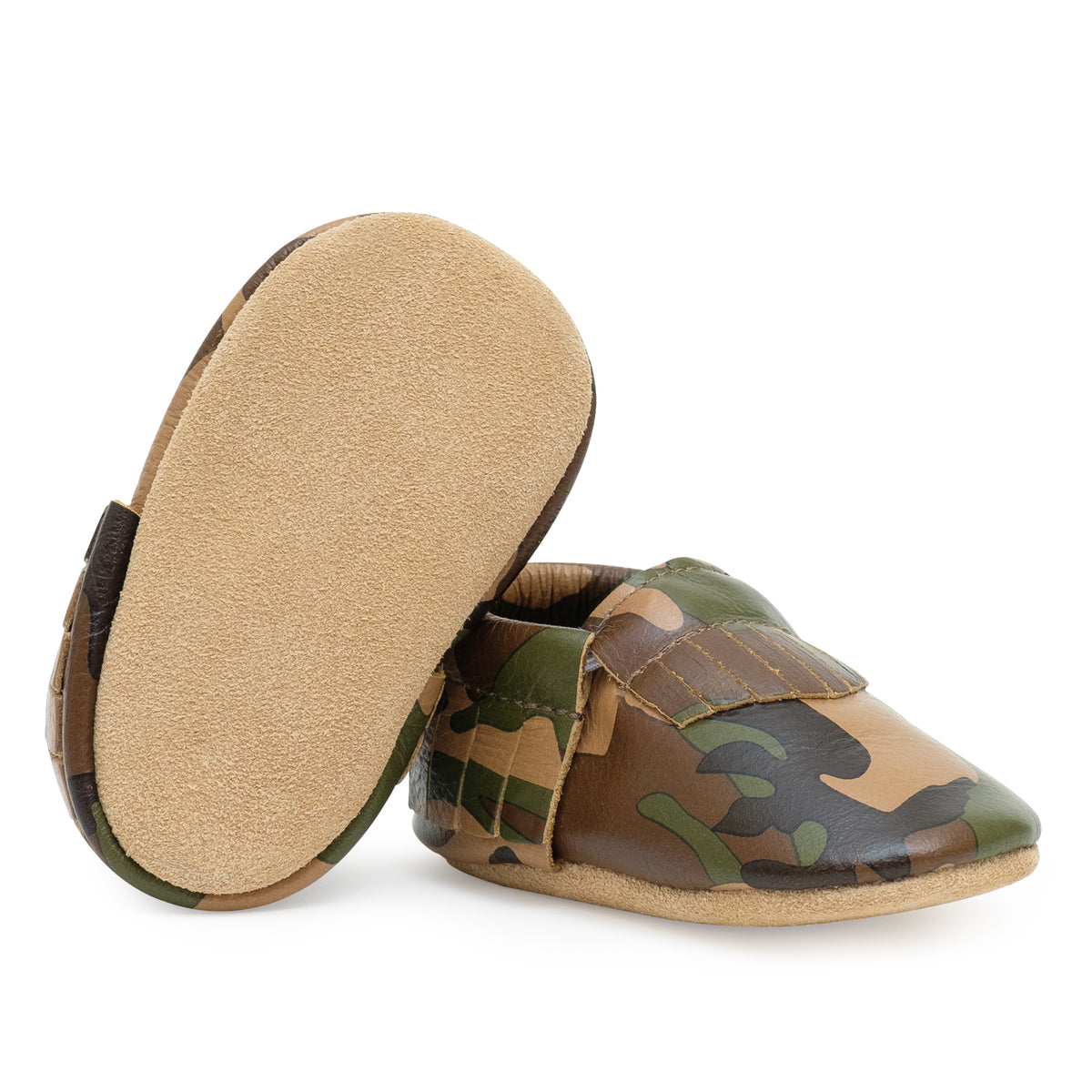 Camo Baby Moccasins