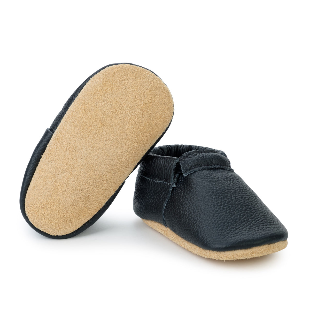 Leather Baby Boy Hard Sole Shoes Baby Moccasins Birdrock Baby Hard
