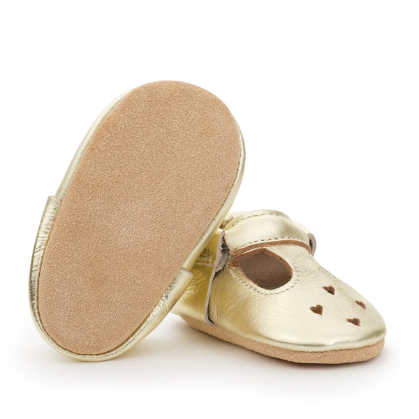 Gold Mary Jane Baby & Toddler | BirdRock Baby