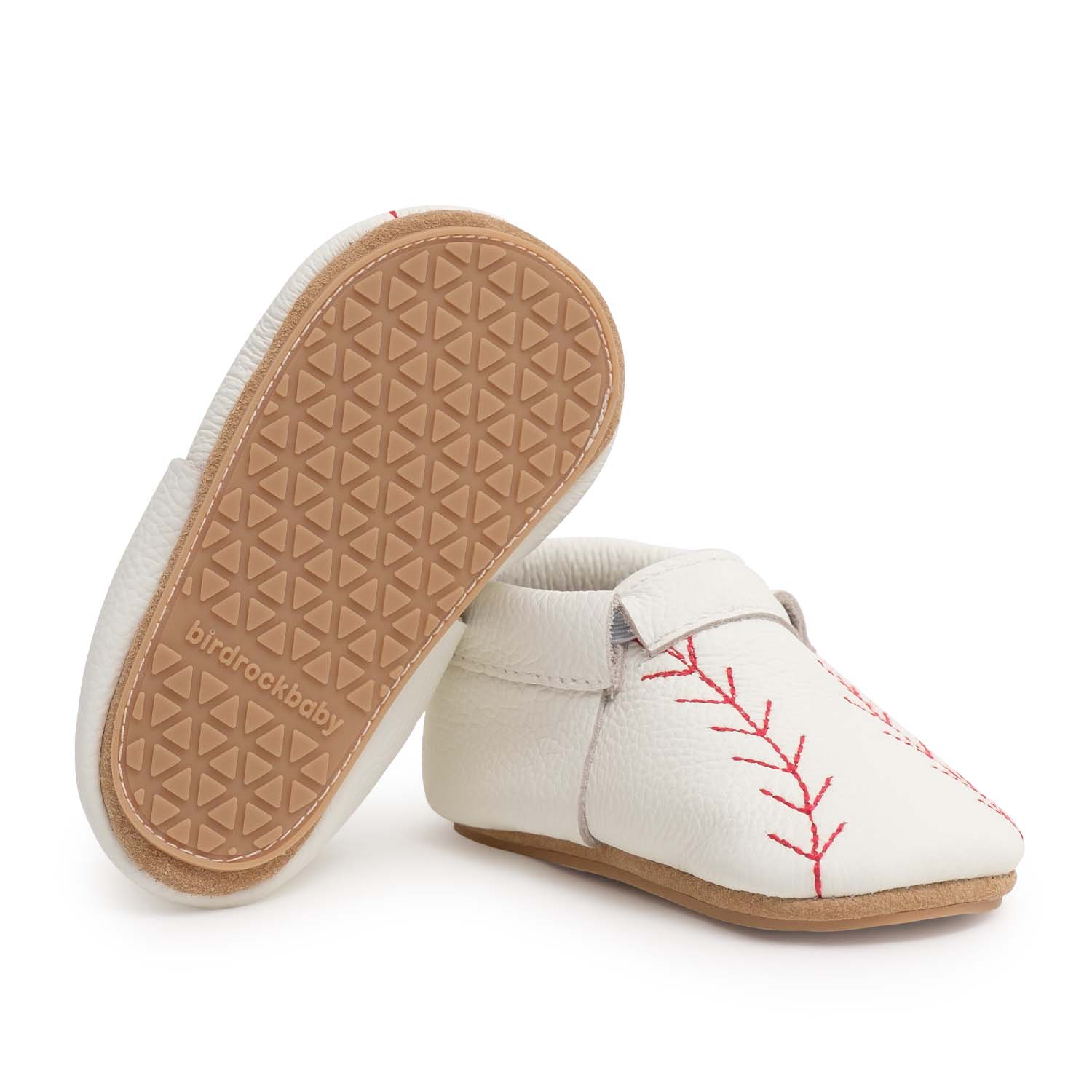 Home Run Hard Sole Fringeless Moccasins